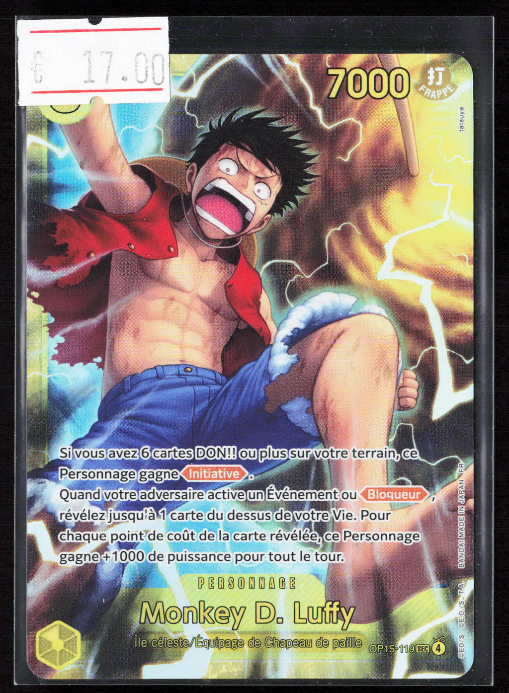 MONKEY D. LUFFY  - OP15 - 119 - OP15 FR