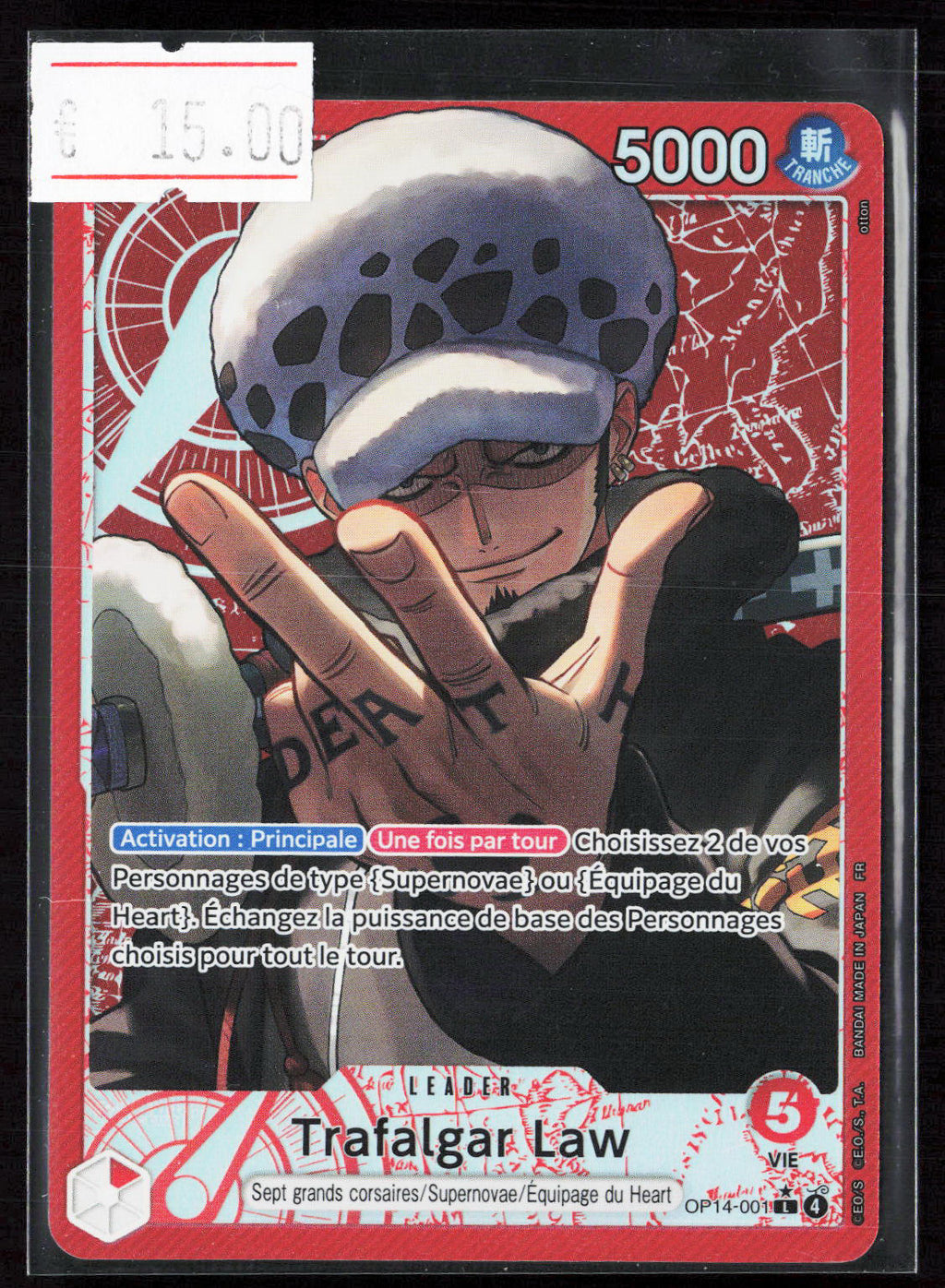 TRAFALGAR LAW - OP14-001 - OP14 FR