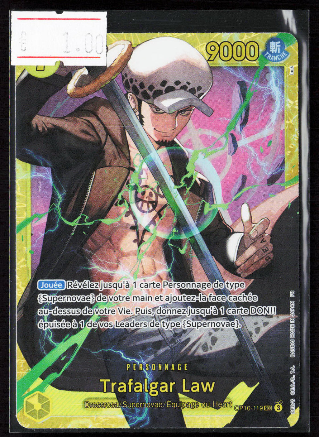 TRAFALGAR LAW - OP10-119 - OP10 FR