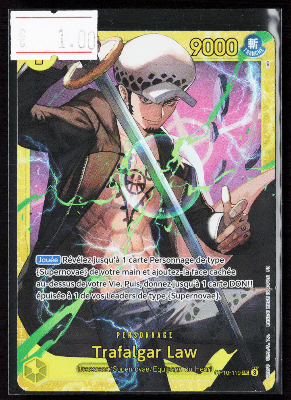TRAFALGAR LAW - OP10-119 - OP10 FR