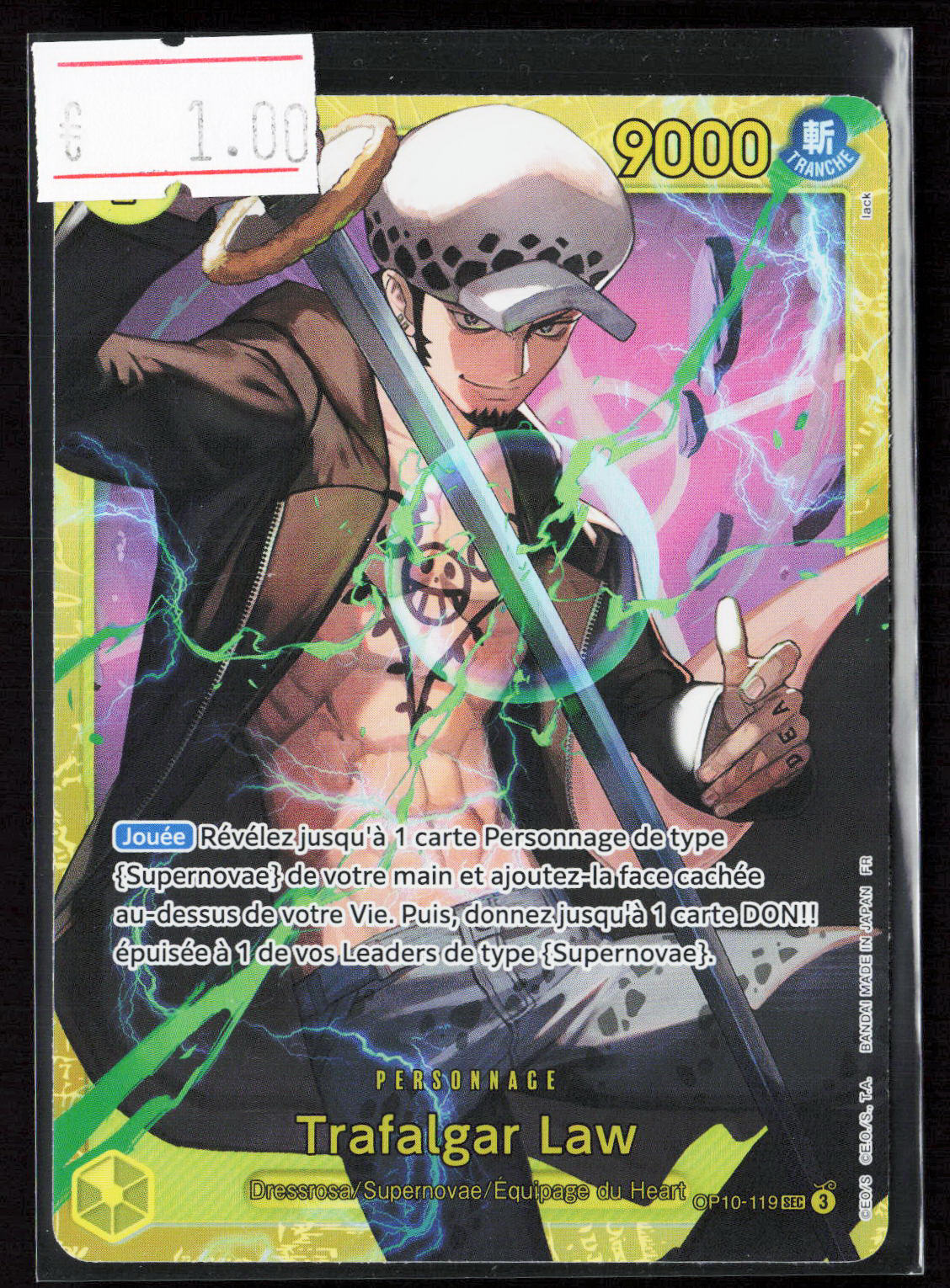TRAFALGAR LAW - OP10-119 - OP10 FR