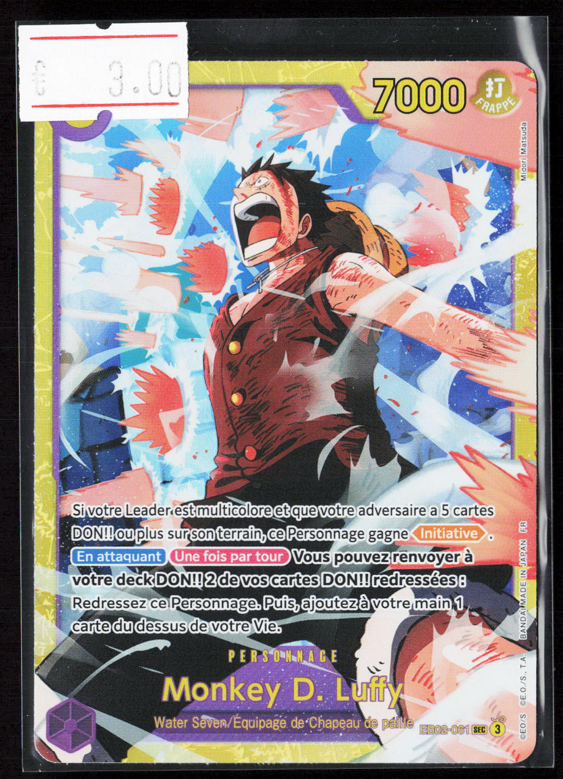 MONKEY D. LUFFY - EB02 - 061 - OP10 FR