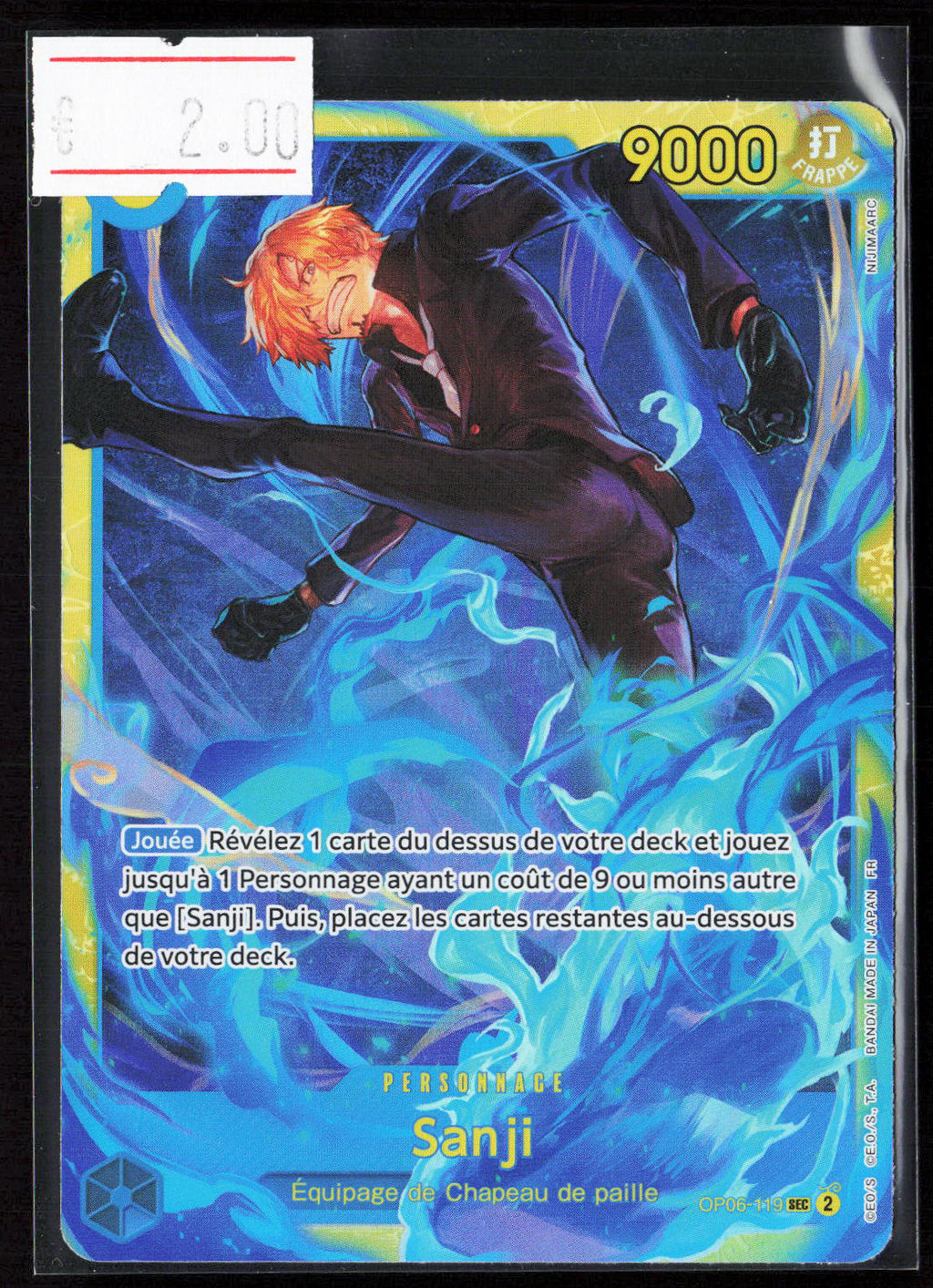 SANJI - OP06-119 - PRB02 FR