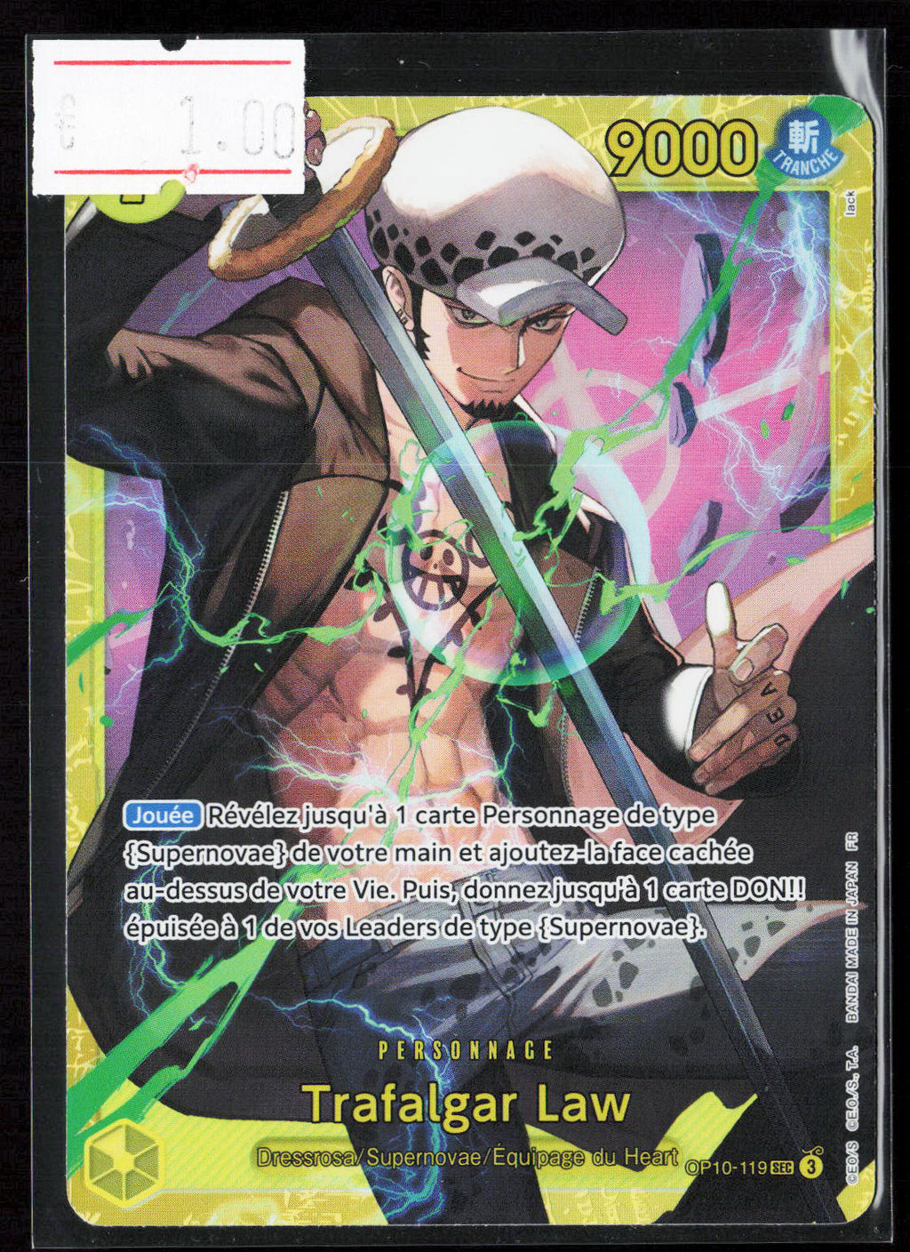 TRAFALGAR LAW - OP10-119 - OP10 FR