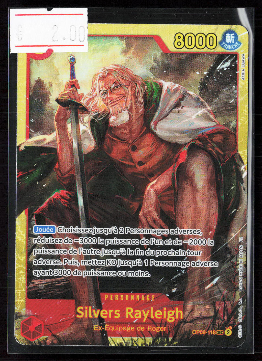 SILVERS RAYLEIGH - OP08-118 - PRB02 FR