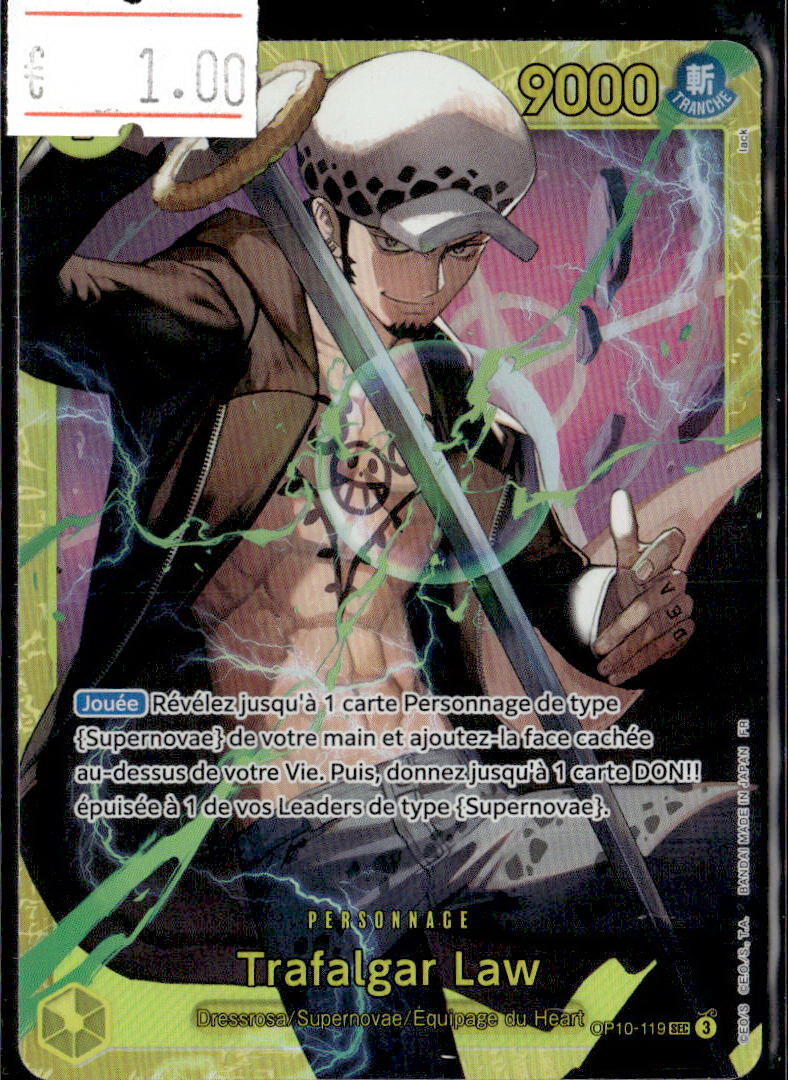 TRAFALGAR LAW - OP10-119 - OP10 FR