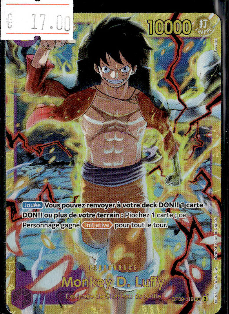 MONKEY D. LUFFY - OP09-119 - OP09 FR
