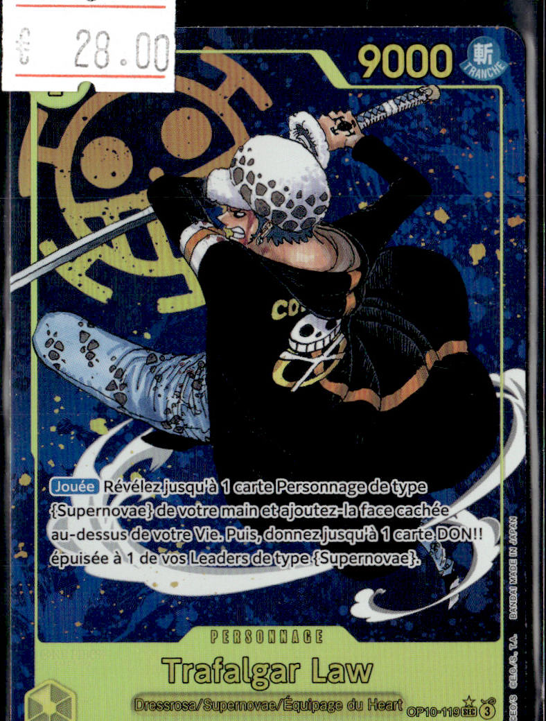 TRAFALGAR LAW - OP10-119 - OP10 FR