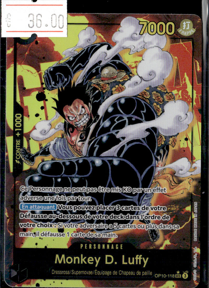 MONKEY D. LUFFY - OP10 - 118 - OP10 FR