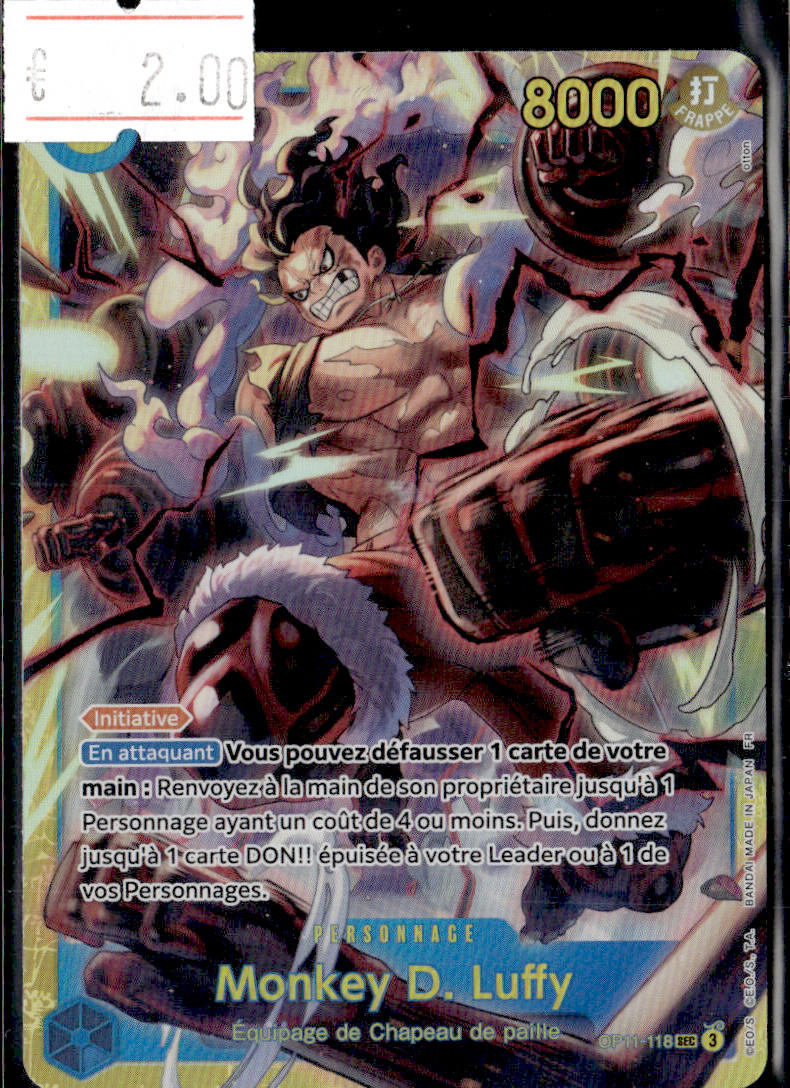 MONKEY D. LUFFY - OP11-118 - OP11 FR