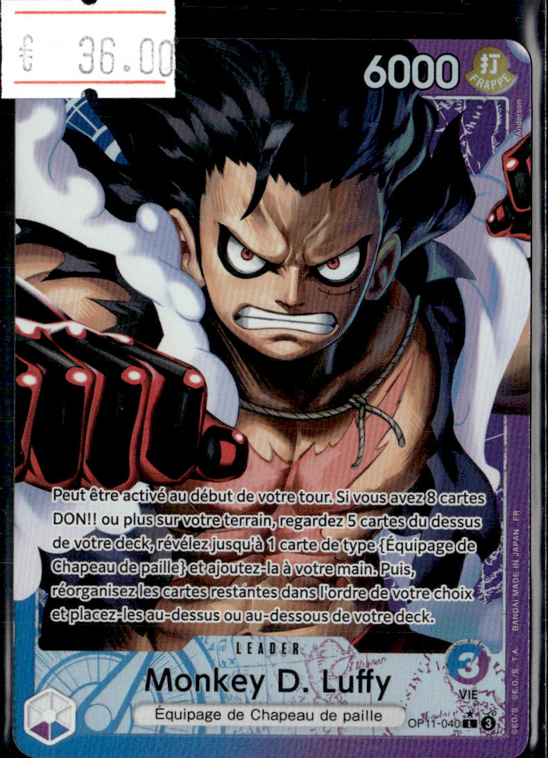 MONKEY D. LUFFY - OP11-040 - OP11 FR