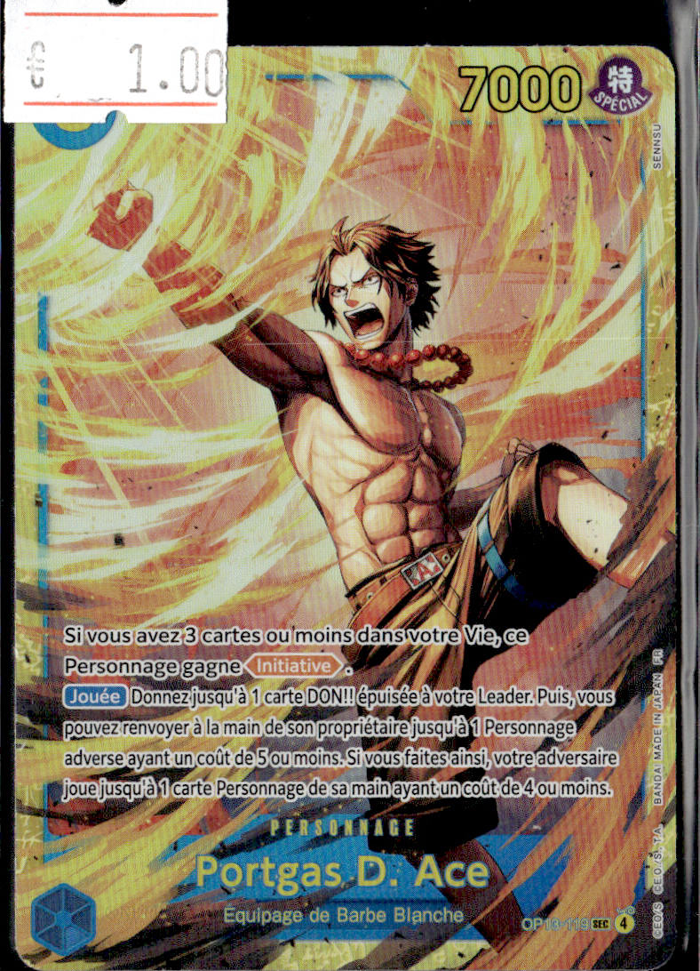 PORTGAS D. ACE - OP13-119 - OP13 FR