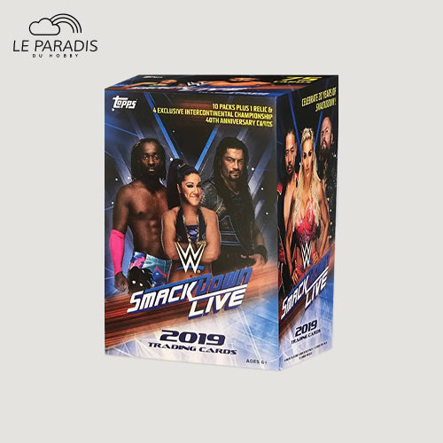 Topps WWE Wrestling Smackdown Blaster Box 2019